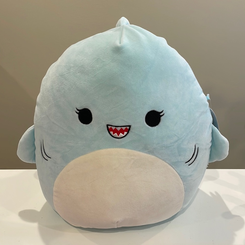 NWT 12” Sharon the Blue Shark Squishmallow
